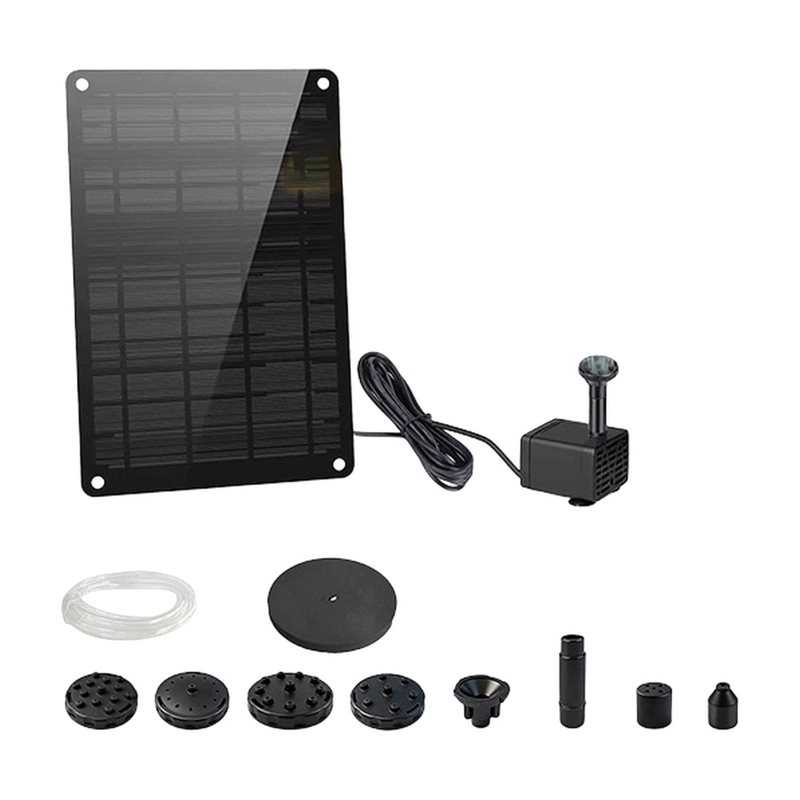 Solar Powered Water Pump Kit Complete - ABAE-Solar Panel Powered 9W Water Feature