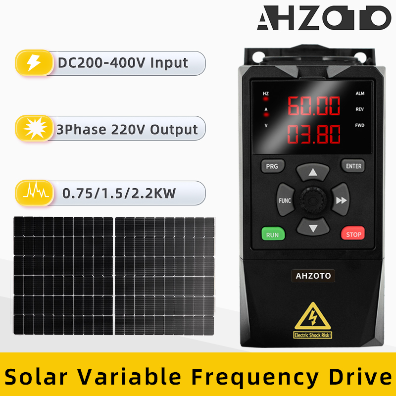 Mppt Solar Pump Controller 1.5Kw - Solar VFD Inverter DC to AC