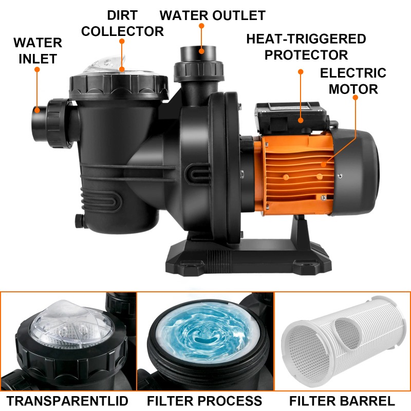 Solar Pool Pump 48V Dc - Pool Pump Swimming Pool Pump 48V