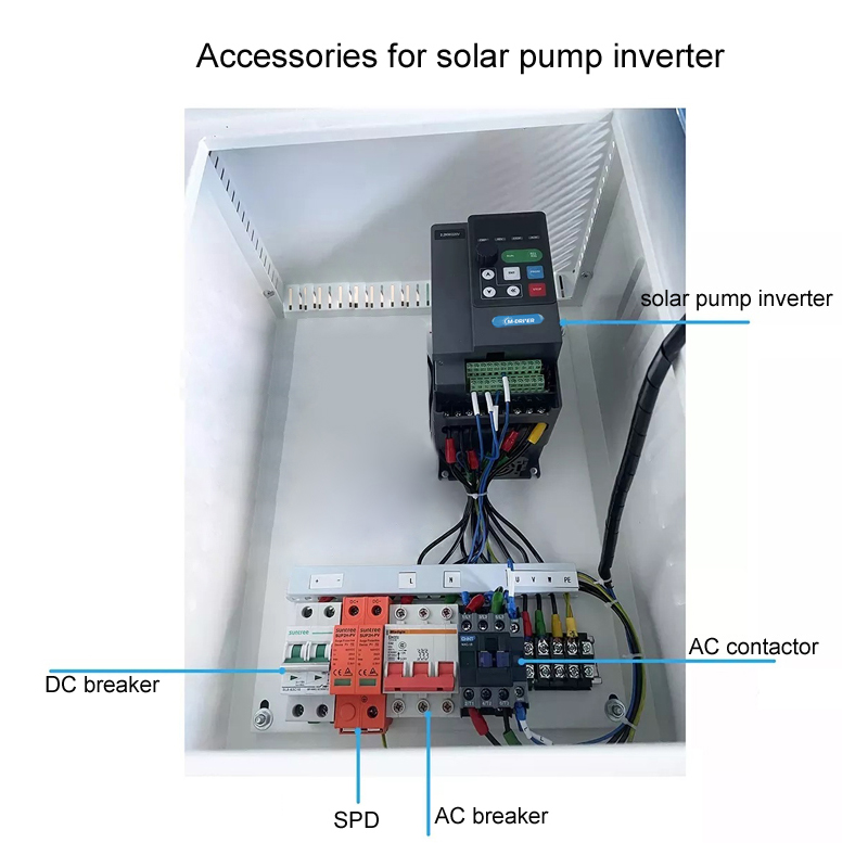 Solar Pump Inverter 2.2Kw - 2.2kw 3Hp Solar Water Pump Inverter