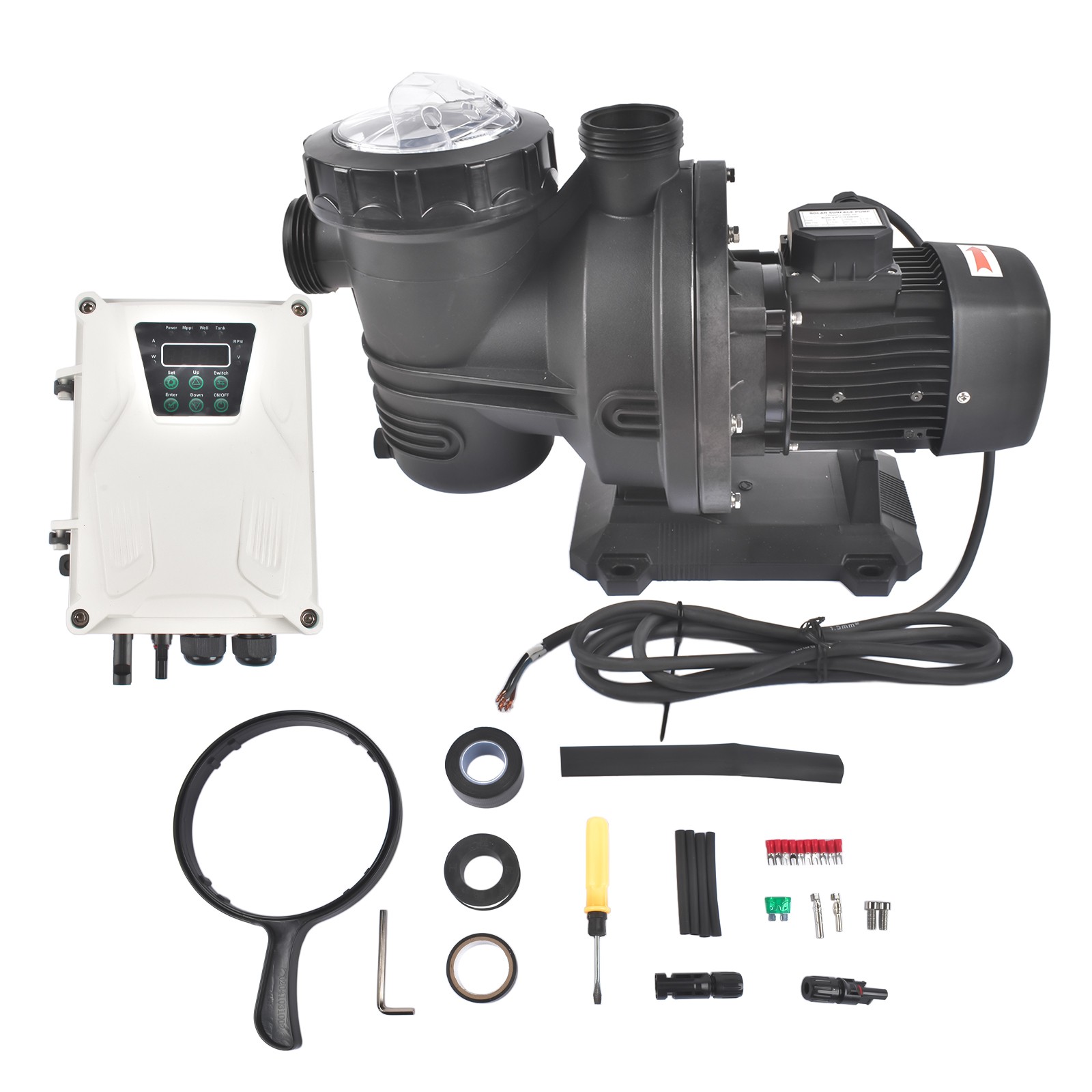 AP02 500W Solar Pump kit Ingro - огляд і ціна Solar Pool Pump 48V Dc