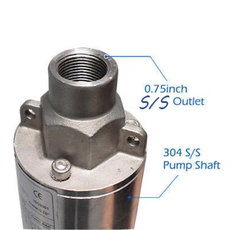 Dc High Pressure 48v 120m Deep - огляд і ціна Solar Water Pump 48V Submersible