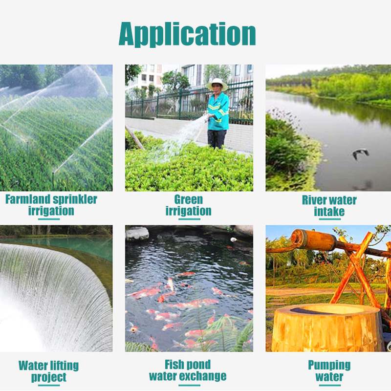 50W 4500L/H 5m DC 12V/24V Sola - огляд і ціна Solar Irrigation Pump 12V