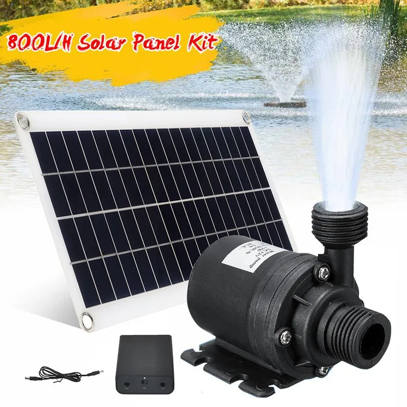 50W 12V Solar Panel Water Pump - огляд і ціна Solar Irrigation Pump 12V
