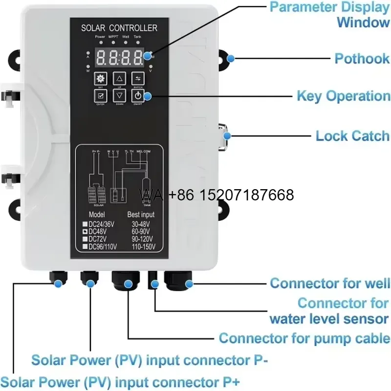 Wmwmnu 48V 750W Solar Water Pu - огляд і ціна Solar Water Pump 48V Submersible