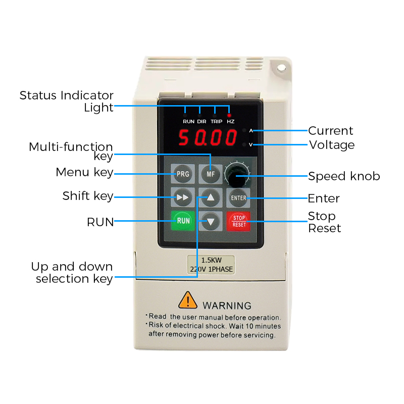 VFD Solar Inverter 220V Single - огляд і ціна Solar Pump Inverter 2.2Kw