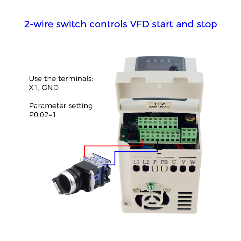 VFD Solar Inverter 220V Single - огляд і ціна Solar Pump Inverter 2.2Kw