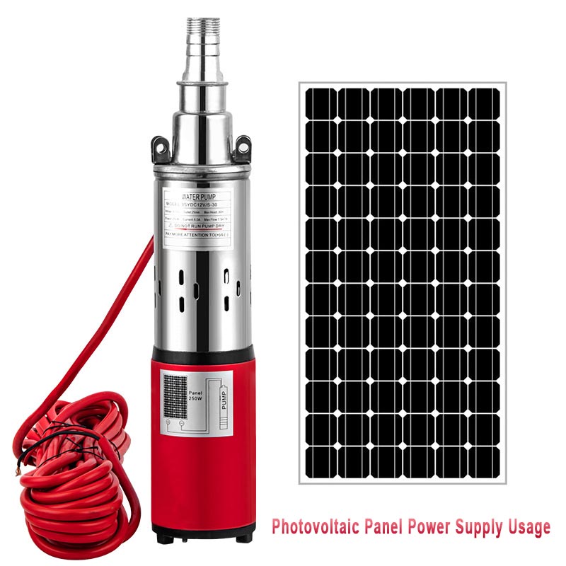 DC Deep Well Pump 12V 24V 36V  - огляд і ціна Solar Water Pump 48V Submersible