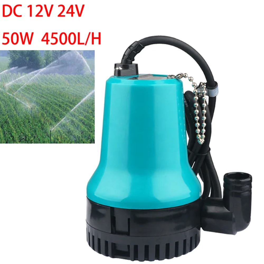 Mini 4500L/H DC 12V/24V Solar  - огляд і ціна Solar Irrigation Pump 12V