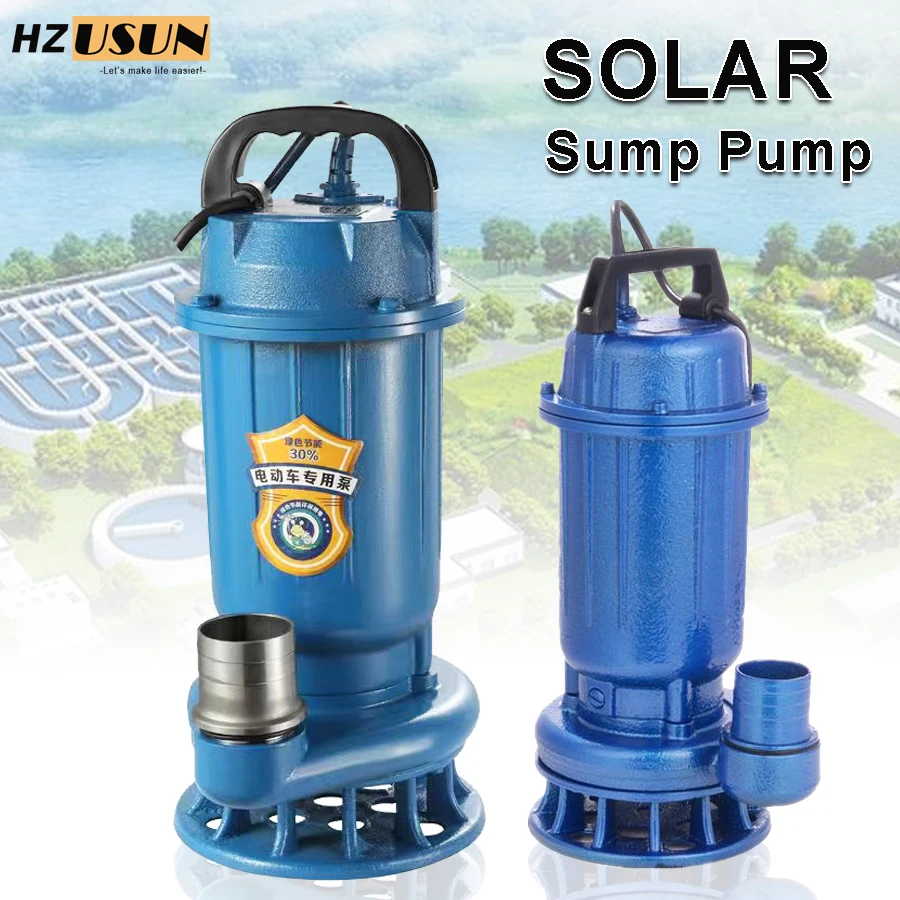 1HP Solar Powered Sump Pumps K - огляд і ціна Solar Water Pump 1Hp Dc
