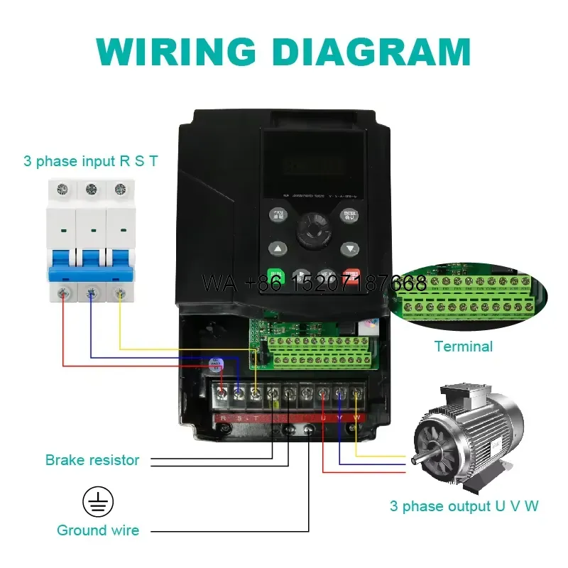 Wmwmnu 99% MPPT Solar Water Pu - огляд і ціна Solar Pump Inverter 5.5Kw Three Phase