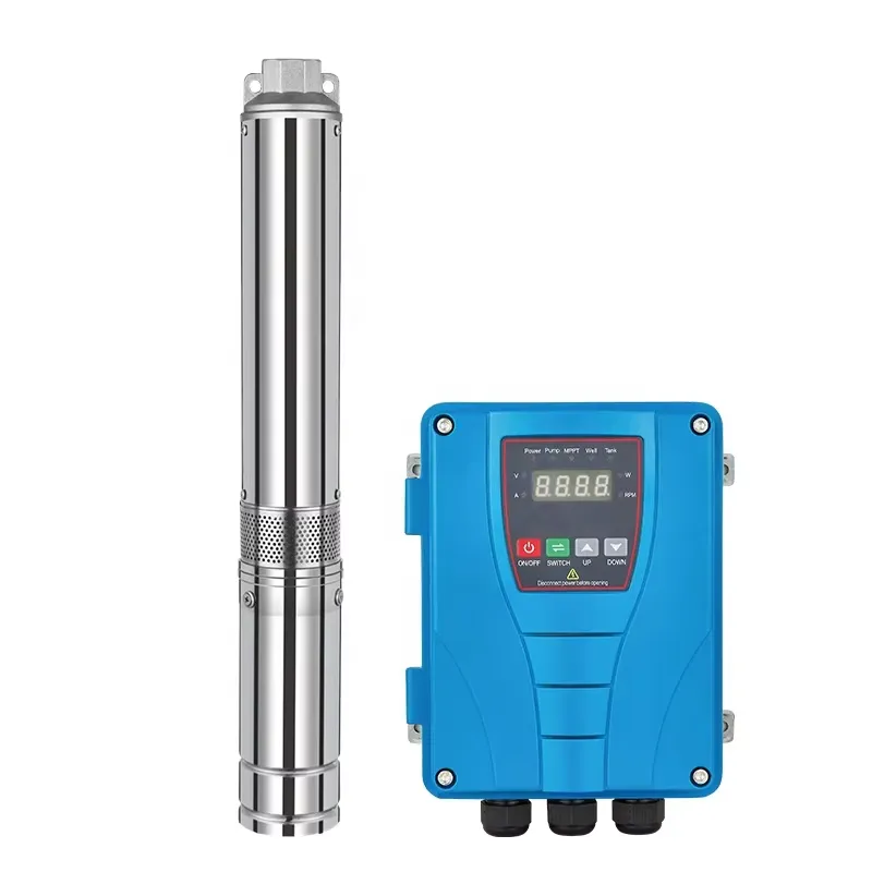 4 Inches 1HP 72V Large Flow Ra - огляд і ціна Solar Water Pump 1Hp Dc